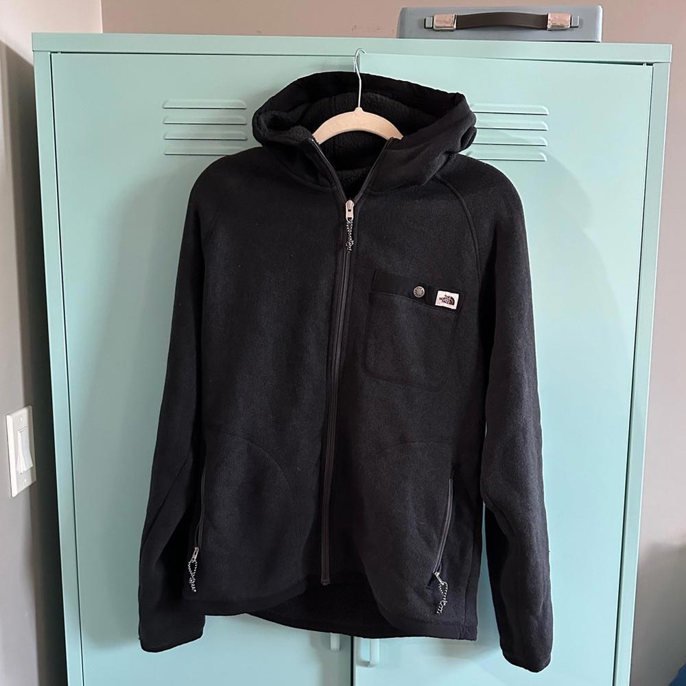 The North Face Black Heather Hoodie – S (Fits like Men’s Medium, Women’s Large)